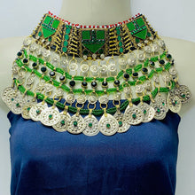 Load image into Gallery viewer, Handmade Dangling Coins Choker Necklace