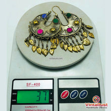 Load image into Gallery viewer, Handmade Kuchi Tribal Hoop Earrings