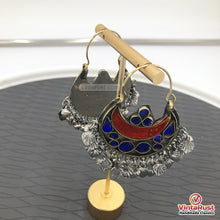 Load image into Gallery viewer, Handmade Ethnic Bali Hoop Earrings