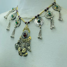 Load image into Gallery viewer, Handmade Ethnic Tribal Beaded Chain Necklace