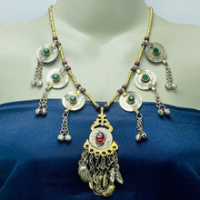 Load image into Gallery viewer, Handmade Ethnic Tribal Beaded Chain Necklace