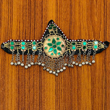 Load image into Gallery viewer, Handmade Green Kuchi Matha Patti