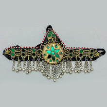 Load image into Gallery viewer, Handmade Green Kuchi Matha Patti