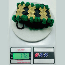 Load image into Gallery viewer, Handmade Green Vintage Choker Necklace