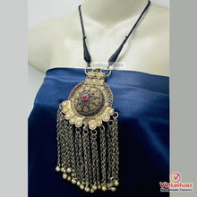 Load image into Gallery viewer, Handmade Kuchi Bohemian Round Pendant Necklace