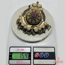 Load image into Gallery viewer, Handmade Kuchi Bohemian Round Pendant Necklace
