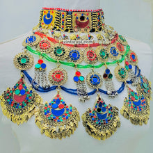 Load image into Gallery viewer, Handmade Kuchi Multicolor Oversized Necklace