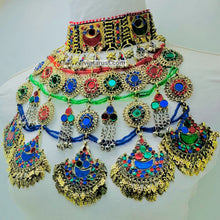 Load image into Gallery viewer, Handmade Kuchi Multicolor Oversized Necklace