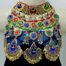 Load image into Gallery viewer, Handmade Kuchi Multicolor Oversized Necklace