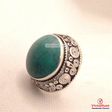 Load image into Gallery viewer, Handmade Kuchi Tribal Stone Ring