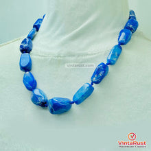 Load image into Gallery viewer, Handmade Lapis Lazuli Gemstone Necklace