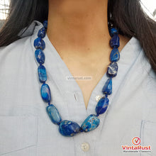 Load image into Gallery viewer, Handmade Lapis Lazuli Gemstone Necklace