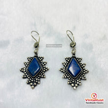 Load image into Gallery viewer, Handmade Lapis Lazuli Boho Drop Earrings