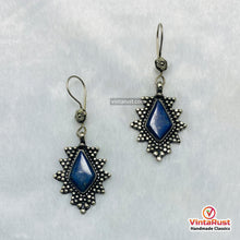 Load image into Gallery viewer, Handmade Lapis Lazuli Boho Drop Earrings