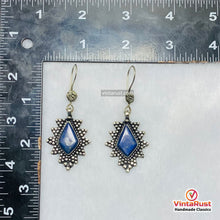Load image into Gallery viewer, Handmade Lapis Lazuli Boho Drop Earrings