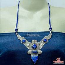 Load image into Gallery viewer, Lapis Lazuli Nepalese Triangular Pendant Necklace
