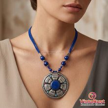 Load image into Gallery viewer, Handmade Lapis Lazuli Stone Beaded Pendant Necklace
