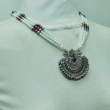Load image into Gallery viewer, Handmade Layered Beaded Chain Necklace