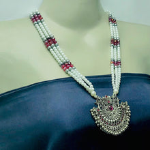 Load image into Gallery viewer, Handmade Layered Beaded Chain Necklace