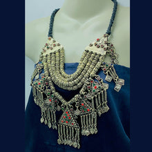 Load image into Gallery viewer, Handmade Layered Beaded Choker Necklace