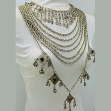 Load image into Gallery viewer, Handmade Layered Vintage Kuchi Necklace