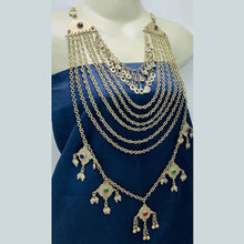 Load image into Gallery viewer, Handmade Layered Vintage Kuchi Necklace