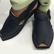 Load image into Gallery viewer, Traditional Handmade Leather Men's Peshawari Chappal