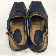 Load image into Gallery viewer, Traditional Handmade Leather Men's Peshawari Chappal
