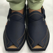 Load image into Gallery viewer, Traditional Handmade Leather Men's Peshawari Chappal