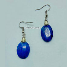 Load image into Gallery viewer, Handmade Light Weight Lapis Lazuli Earrings