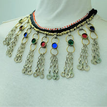 Load image into Gallery viewer, Handmade Long Dangling Choker Necklace