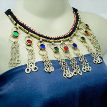 Load image into Gallery viewer, Handmade Long Dangling Choker Necklace