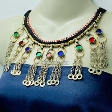 Load image into Gallery viewer, Handmade Long Dangling Choker Necklace