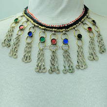 Load image into Gallery viewer, Handmade Long Dangling Choker Necklace