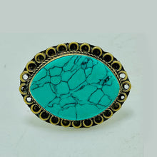 Load image into Gallery viewer, Massive Handmade Turquoise Stone Ring