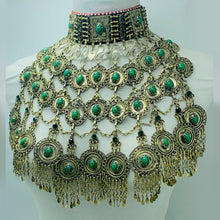 Load image into Gallery viewer, Handmade Oversized Tribal Choker Necklace