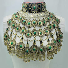 Load image into Gallery viewer, Handmade Oversized Tribal Choker Necklace
