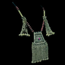 Load image into Gallery viewer, Handmade Pendant Necklace with Beads and Tassels
