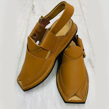 Load image into Gallery viewer, Handmade Peshawer Zalmi Brown Men's Sandal