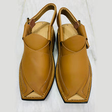 Load image into Gallery viewer, Handmade Peshawer Zalmi Brown Men's Sandal