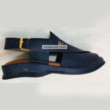 Load image into Gallery viewer, Handmade Pure Leather Made Peshawari Chappal