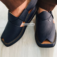 Load image into Gallery viewer, Handmade Pure Leather Made Peshawari Chappal