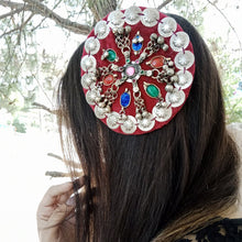 Load image into Gallery viewer, Handmade Red Ertugrul Inspired Hair Clip
