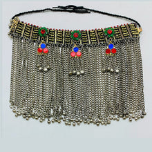 Load image into Gallery viewer, Handmade Silver Choker Necklace With Dangling Bells