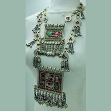 Load image into Gallery viewer, Handmade Silver Boho Multilayer Necklace