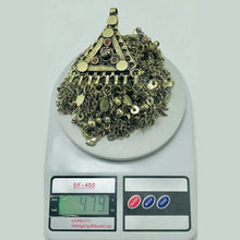 Load image into Gallery viewer, Handmade Silver Khuchi Multilayers Bib Necklace