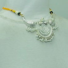 Load image into Gallery viewer, Handmade Silver Oxidized Choker Necklace
