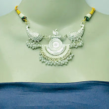 Load image into Gallery viewer, Handmade Silver Oxidized Choker Necklace