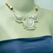 Load image into Gallery viewer, Handmade Silver Oxidized Choker Necklace