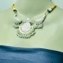 Load image into Gallery viewer, Handmade Silver Oxidized Choker Necklace